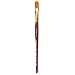 Grumbacher Goldenedge Brush - Filbert, Short Handle, Size 4
