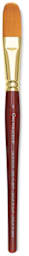 Goldenedge Synthetic Sable Brushes - Short handled Filbert Brush upright
