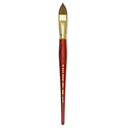 Blick Master Kolinsky Sable Brush - Filbert, Short Handle, Size 18