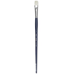 Silver Brush Bristlon Stiff White Synthetic Brush - Bright, Size 8