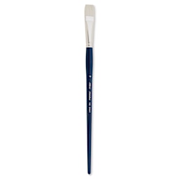 Silver Brush Bristlon Stiff White Synthetic Brush - Bright, Size 10