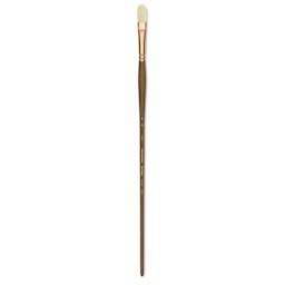 Princeton Best Natural Bristle Brush - Filbert, Long Handle, Size 4