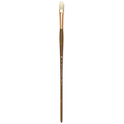 Princeton Best Natural Bristle Brush - Filbert, Long Handle, Size 6