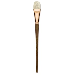 Princeton Best Natural Bristle Brush - Filbert, Long Handle, Size 16