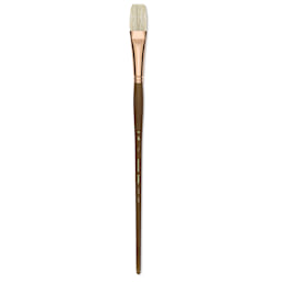 Princeton Best Natural Bristle Brush - Flat, Long Handle, Size 10