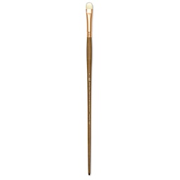 Princeton Best Natural Bristle Brush - Short Filbert, Long Handle, Size 6