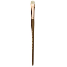 Princeton Best Natural Bristle Brush - Short Filbert, Long Handle, Size 12