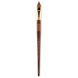 Escoda Reserva Kolinsky-Tajmyr Sable Brush - Filbert, Long Handle, Size 20