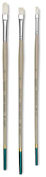 Robert Simmons Signet Bristle Brushes - Long Handle, Pack L, Set of 3 Brushes out of package