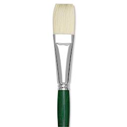 Grumbacher Gainsborough Brush - Flat, Long Handle, Size 14