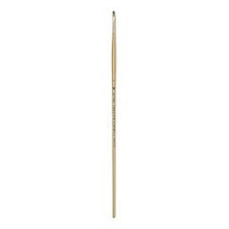 Princeton Synthetic Mongoose Brush - Short Filbert, Long Handle, Size 2