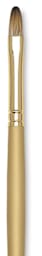 Princeton Imperial Synthetic Mongoose Brushes  - Closeup of tip of Short Filbert Brush