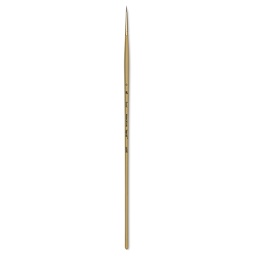 Princeton Synthetic Mongoose Brush - Round, Long Handle, Size 0