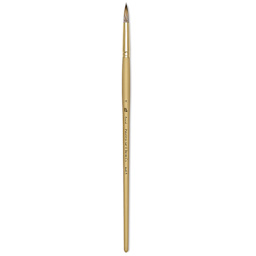 Princeton Synthetic Mongoose Brush - Round, Long Handle, Size 12