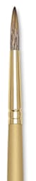 Princeton Imperial Synthetic Mongoose Brushes - Closeup of tip of Long Round Brush