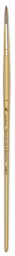 Princeton Imperial Synthetic Mongoose Brushes - Long handled Long Round Brush shown upright