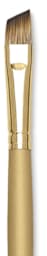 Princeton Imperial Synthetic Mongoose Brushes  - Closeup of tip of Angle Bright Brush