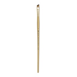 Princeton Synthetic Mongoose Brush - Angle Bright, Long Handle, Size 12