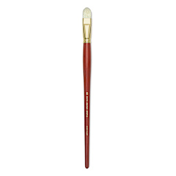 Blick Master Bristle Brush - Short Filbert, Long Handle, Size 18