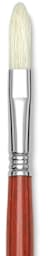 Blick Master Bristle Brush - Long Filbert, Long Handle, Size 12 close up