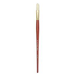 Blick Master Bristle Brush - Long Filbert, Long Handle, Size 16