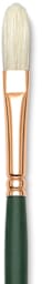 Silver Brush Grand Prix Super Brushes - Single Long Filbert brush shown in closeup