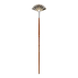 Da Vinci Pure Badger Brush - Fan Blender, Long Handle, Size 2