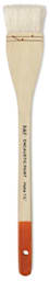 R&F Encaustic Hake Brush - Short Handle, Size 1-1/2"