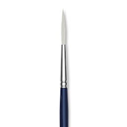 Silver Brush Bristlon Stiff White Synthetic Brush - Script Liner, Size 6 (close-up)