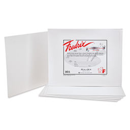 Fredrix Artist Series Standard Canvas Panels - 20" x 24", Pkg of 6