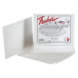 Fredrix Artist Series Standard Canvas Panels - 9" x 12", Pkg of 12