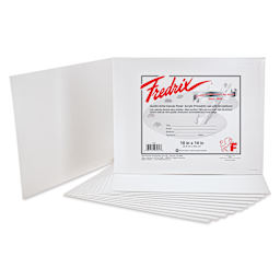 Fredrix Artist Series Standard Canvas Panels - 10" x 14", Pkg of 12