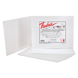 Fredrix Artist Series Standard Canvas Panels - 11" x 14", Pkg of 12