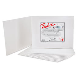 Fredrix Artist Series Standard Canvas Panels - 16" x 20", Pkg of 12