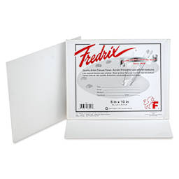 Fredrix Artist Series Standard Canvas Panels - 8" x 10", Pkg of 3