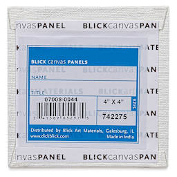 Blick Studio Cotton Canvas Panel - 4" x 4"