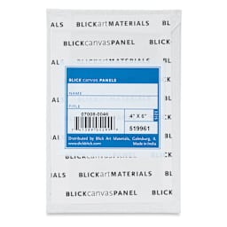 Blick Studio Cotton Canvas Panel - 4" x 6"