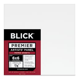 Blick Premier Artists' Panel - Traditional Cradle, 7/8", 6" x 6"