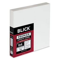 Blick Premier Artists' Panel - Traditional Cradle, 7/8", 6" x 6" side view