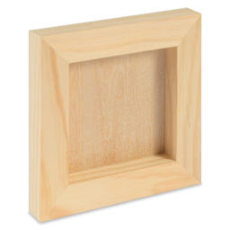 Blick Studio Artists' Wood Panel - Flat Cradle, 6" x 6", 7/8" Cradle, back