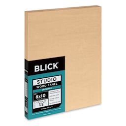 Blick Studio Artists' Wood Panel - Flat Cradle, 8" x 10", 7/8" Cradle