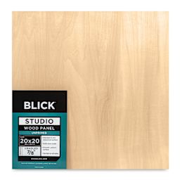 Blick Studio Artists' Wood Panel - Flat Cradle, 20" x 20", 7/8" Cradle, front