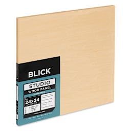 Blick Studio Artists' Wood Panel - Flat Cradle, 24" x 24", 7/8" Cradle