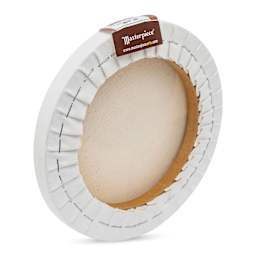 Masterpiece Pro Stretched Round Canvas - 8" Diameter, 3/4" Profile back side view