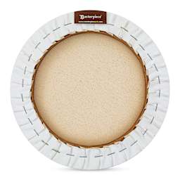 Masterpiece Pro Stretched Round Canvas - 10" Diameter, 3/4" Profile back