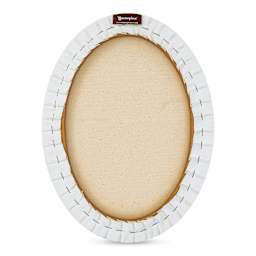 Masterpiece Pro Stretched Oval Canvas - 12" x 16", 3/4" Profile back