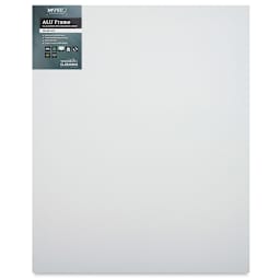 Museo Alu-Frame Claessens Belgian Linen Canvas - Front view of canvas with label
