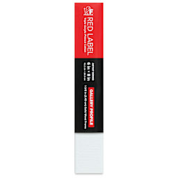 Fredrix Red Label Cotton Canvas - 6" x 8", Gallerywrap, side of packaging