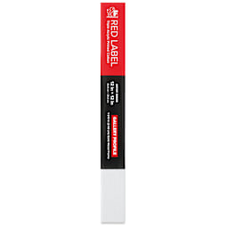 Fredrix Red Label Cotton Canvas - 12" x 12", Gallerywrap, side of packaging