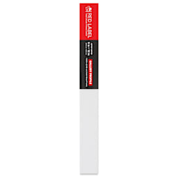 Fredrix Red Label Cotton Canvas - 9" x 12", Gallerywrap, side of packaging